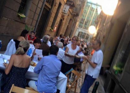 Cena in via – report