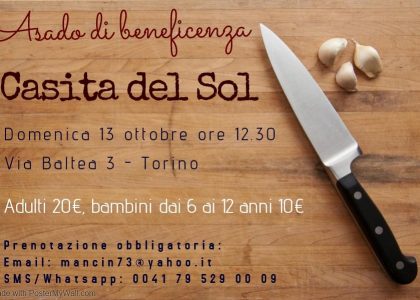 Domenica 13 ottobre 2019 – Asado