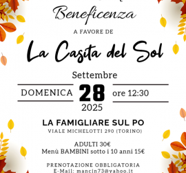 Pranzo di beneficenza